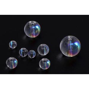 【即日可能】メッキガラスビーズ 丸玉 クリアオ...の詳細画像2