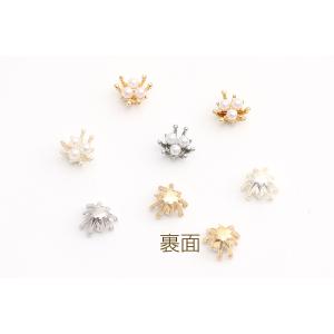【即日可能】パール貼付けパーツ メタル貼り付け...の詳細画像2