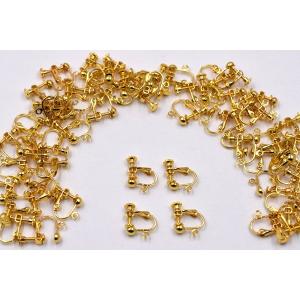 【即日可能】イヤリング金具 ネジバネ式 4mm...の詳細画像1