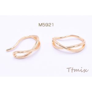 【即日可能】イヤーカフ リボン 17×25mm...の詳細画像1