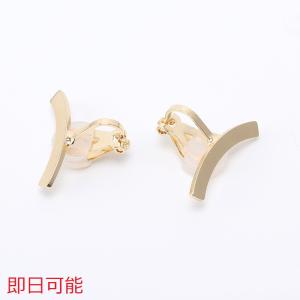 【即日可能】イヤーカフ シリコンカバー付き 3×22mm ゴールド（2ヶ）