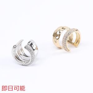 【即日可能】高品質ジルコニアイヤーカフ 15×17mm 片耳用（1ヶ）