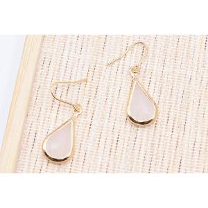 ピアス フックピアス アクリルストーンチャーム...の詳細画像1