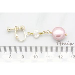 淡水パール×シェルピアス/イヤリング コイン【...の詳細画像4