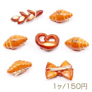 エポヘアクリップ ヘアアクセサリー リーフ 20×73mm ゴールド