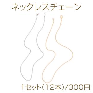 ネックレスチェーン 1セット(12本)の商品画像
