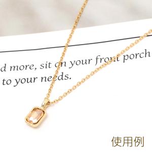 ステンレス製 既製ネックレスチェーン ゴールド...の詳細画像5