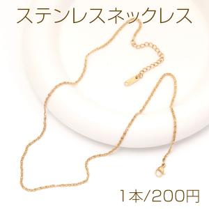 ステンレスネックレス 高品質 デザインチェーン 電気メッキ加工 SUS304（1本）
