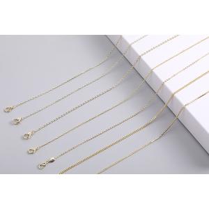 高品質ネックレスチェーン 全7種 18Kゴール...の詳細画像5