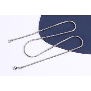 ステンレス製 ネックレスチェーン 幅2.4mm...の詳細画像2