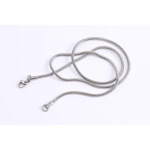 ステンレス製 ネックレスチェーン 幅2.4mm...の詳細画像3