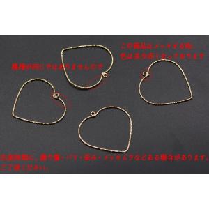 レジン枠 空枠 ハート 大 チャーム UVレジ...の詳細画像2