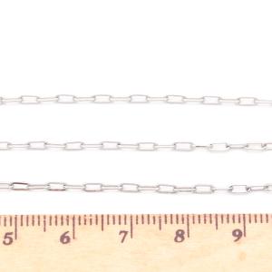 ステンレスチェーン 平あずき オーバル シンプ...の詳細画像4