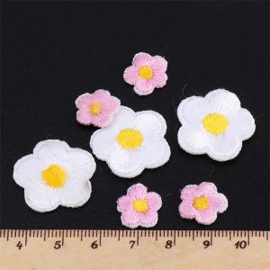 刺繍ワッペン フラワー(4ヶ)の詳細画像5
