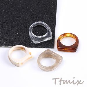樹脂リング 指輪 幅約6mm(1ヶ)の詳細画像4
