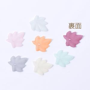 アクリルチャーム 花びら 1穴 15×16mm...の詳細画像2