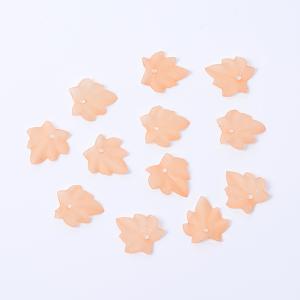 アクリルチャーム 花びら 1穴 15×16mm...の詳細画像3