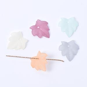 アクリルチャーム 花びら 1穴 15×16mm...の詳細画像4