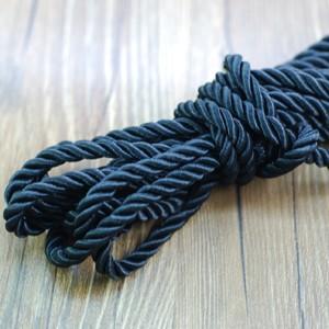 ツイストコード1 幅約7mm ブラック(5m)の詳細画像1