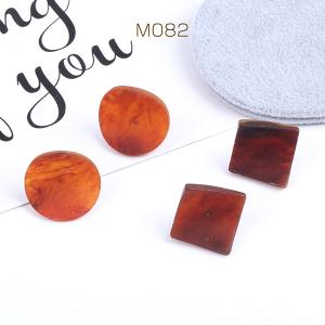 限定商品!アクリルピアス ラウンド&四角形 マ...の詳細画像1