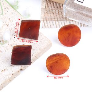限定商品!アクリルピアス ラウンド&四角形 マ...の詳細画像5