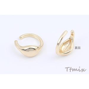 イヤーカフ 6×14mm 片耳用 ゴールド(1ヶ)の詳細画像2