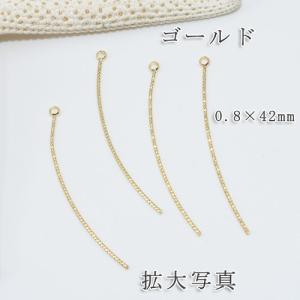 メタルパーツ スティック 模様線カーブ 1カン...の詳細画像1