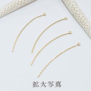 メタルパーツ スティック 模様線カーブ 1カン...の詳細画像2