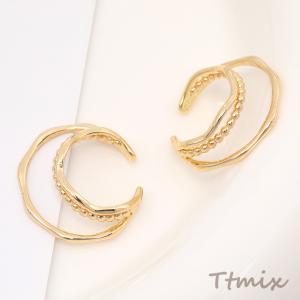 イヤーカフ 片耳用 19×21mm ゴールド(1ヶ)の詳細画像2
