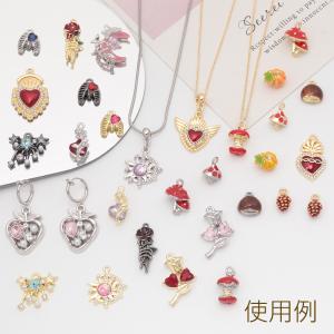 ハートチャーム ゴージャス ゴールド×レッドカ...の詳細画像4
