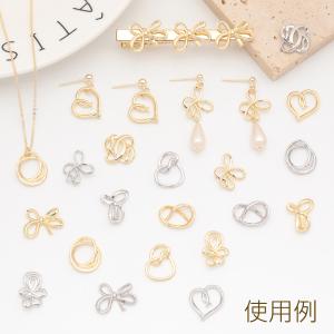メタルパーツ ハート コネクターパーツ 接続金...の詳細画像4