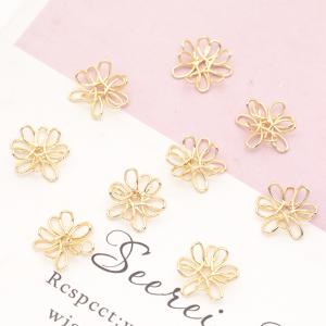 ワイヤーチャーム フラワー 多弁花 お花の立体...の詳細画像2