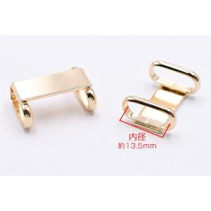 帯留め 金具 台座パーツ 長方形 8×20mm...の詳細画像2
