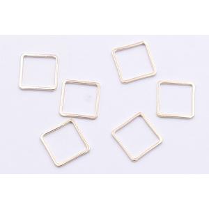 フレームパーツ 四角 12×12mm ゴールド...の詳細画像1