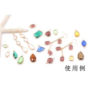 高品質樹脂ストーンチャーム 長方形 1カン 9...の詳細画像3