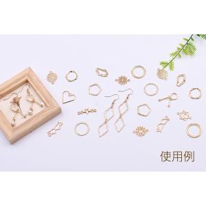 チャームパーツ ツイストリング 16×17mm...の詳細画像3