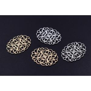 透かしパーツ 楕円4 26×34mm【6ヶ】の詳細画像3