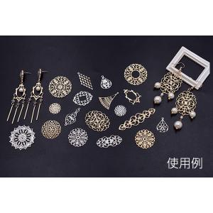 透かしパーツ 楕円4 26×34mm【6ヶ】の詳細画像4