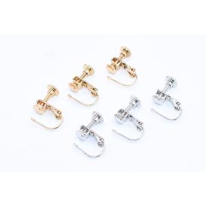 イヤリング金具 丸皿 2mm【4ヶ】の詳細画像2