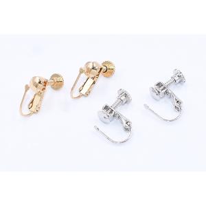 イヤリング金具 丸皿 2mm【4ヶ】の詳細画像3
