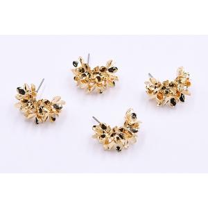 ピアス金具 フープ フラワー付き 16×22m...の詳細画像3