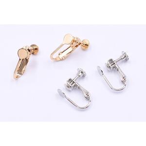 イヤリング金具 丸皿 5mm【4ヶ】の詳細画像3