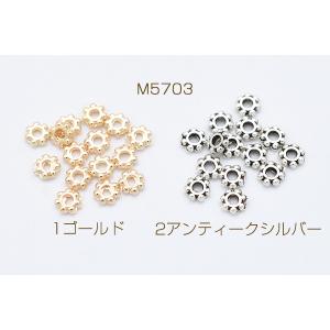 ロンデルパーツ フラワー 4mm【約1000ヶ】の詳細画像1