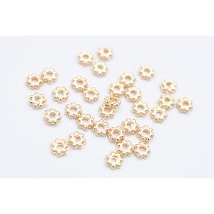 ロンデルパーツ フラワー 4mm【約1000ヶ】の詳細画像2