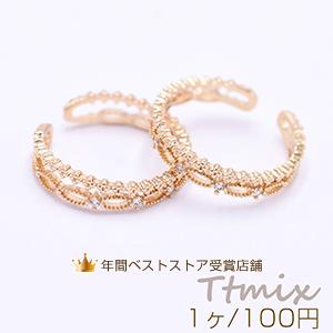 リング 指輪 デザインリング レース ジルコニア...の商品画像