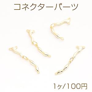 コネクターパーツ 3カン付き ゴールド（1ヶ） : ビーズアンドパーツ 