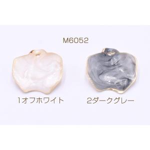 エポチャーム 花びら 1穴 20×21mm ゴ...の詳細画像1