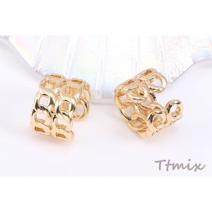 イヤーカフ 2連チェーン 13mm 片耳用【1ヶ】の詳細画像2