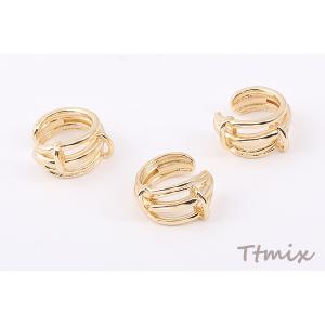 高品質イヤーカフ 9×17mm 3連 スリット...の詳細画像3