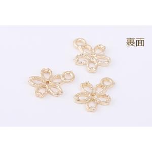 メタルフラワーパーツ 桜 さくら 1カン 10...の詳細画像2